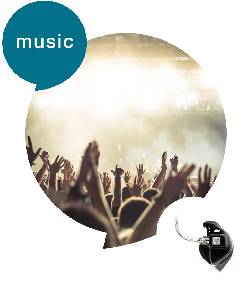 earcon music Logo mit visualisiertem Schaubild.
